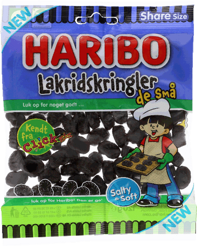 HARIBO LAKRIDSKRINGLER SMÅ 120 G 