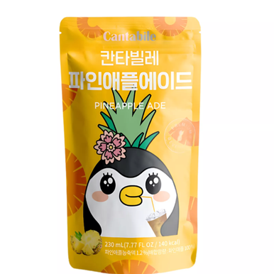 KOREAN POUCH PINEAPPLE 230ML 