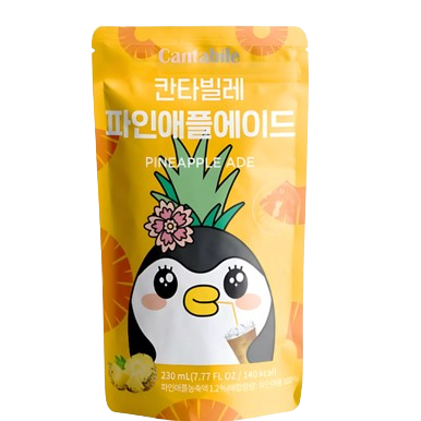 KOREAN POUCH PINEAPPLE 230ML 