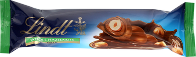 LINDT MÆLK HASSELNØD BAR 35 G. 