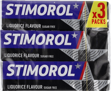 STIMOROL 3-PK REAL LIQUORICE SF 