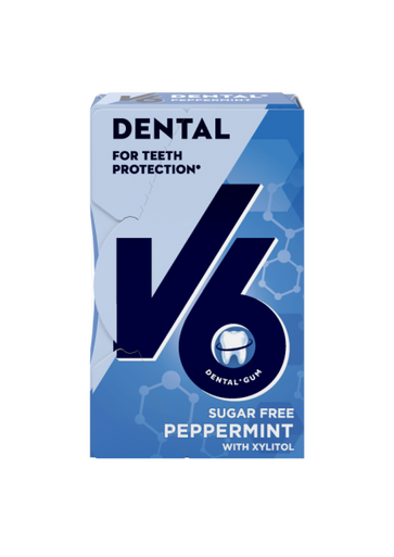 V6 DENTAL PEPPERMINT 24G 