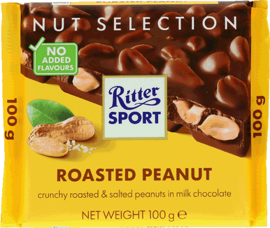 RITTER SPORT PEANUT 100 G. 