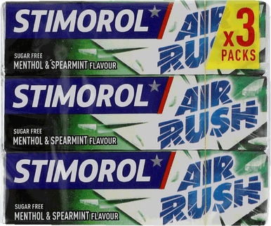 STIMOROL 3-PK AIR RUSH SPEARMINT 