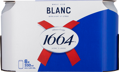 KRONENBOURG 1664 BLANC 33 CL. 6-PACK 