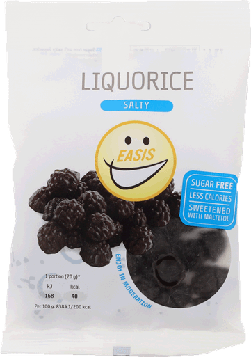 EASIS SALTY LIQUORICE 80 G 