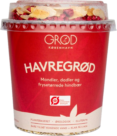 INSTANT GRØD RØD M. MANDLER & HINDBÆR 