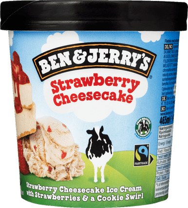 B&J STRAWBERRY CHEESE CAKE 465ML 