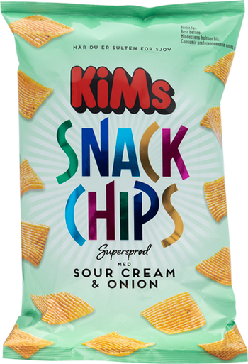 KIMS SNACK SOUR CREAM & ONION 145 G 