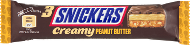 SNICKERS CREAMY PEANUTBUTTER 55G. 