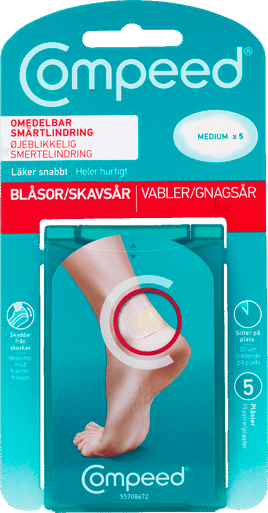 COMPEED VABELPLASTER MEDIUM 5 STK 
