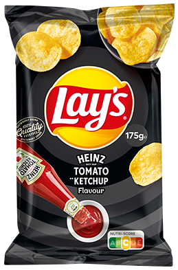 LAYS CHIPS HEINZ TOMATO KETCHUP 175G 