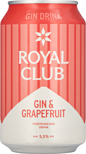 ROYAL CLUB GIN & GRAPEFRUIT 5,5% 33 CL. 