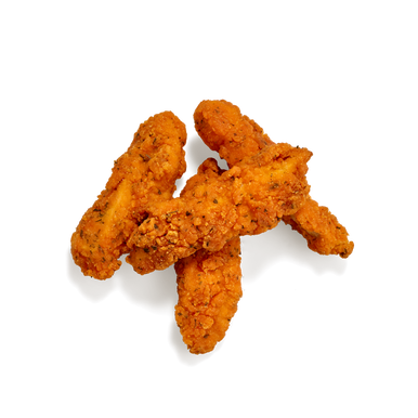 RED THAI CHICKEN STRIPS 4 STK. INKL. DIP 