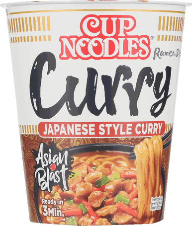 NISSIN CUP NOODLES SPICED CURRY 67G 