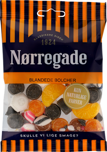 NØRREGADE BLANDEDE BOLCHER 100G 