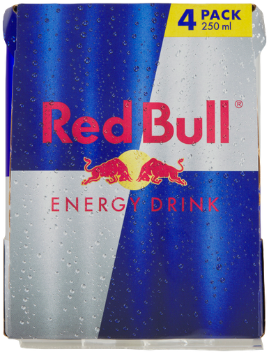 RED BULL ENERGY ORIGINAL 25CL 4PAK DS 