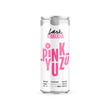 LÆSK KOMBUCHA PINK YUZU 25CL DS 