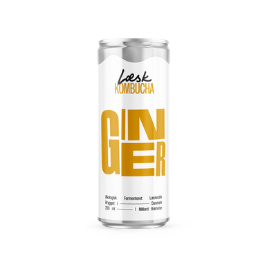 LÆSK KOMBUCHA GINGER 25CL DS 