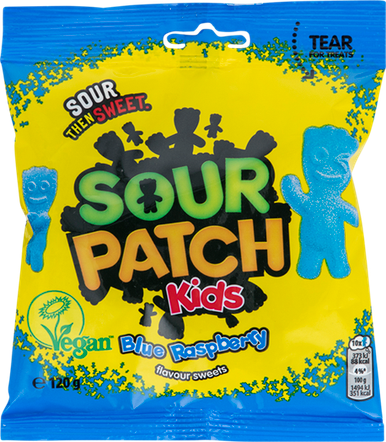 SOUR PATCH KIDS BRASPBERRY 120G 