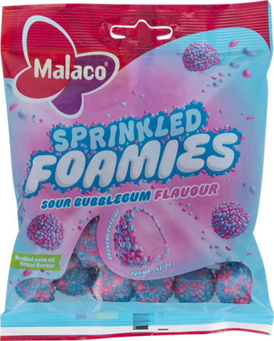 MALACO SPRINK.FOAMIES SOURBUBBLEGUM 110G 