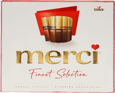 MERCI CHOKOLADE RØD 250G 