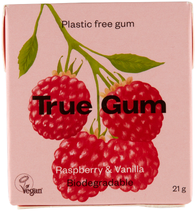TRUE GUM RASPBERRY & VANILLA 21G 