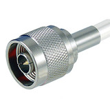 N-Male Right Angle to N-Male 400 Series Assembly 10 ft