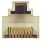 Cat5e ECF Keystone Jack 110/RJ45 EIA568A/B Ivory