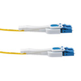 Fiber Optic Uniboot Patch Cable LC/UPC-LC/UPC Uniboot OS2 Single Mode Fiber PVC Jacket 3M