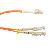 Fiber Optic Patch Cable LC/PC-E2000/PC Duplex 100/140 Large Core Multimode Fiber 3.0mm PVC 5 m