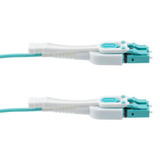 Fiber Optic Uniboot Patch Cable LC/UPC-LC/UPC Uniboot OM3 Multimode Fiber PVC Jacket 3M