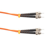 Fiber Optic Patch Cable ST/PC-ST/PC Duplex 100/140 Large Core Multimode Fiber 3.0mm PVC 5 m