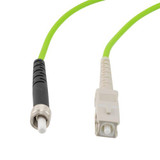 Fiber Optic Patch Cable SMA/PC-SC/PC Simplex 50/125 OM5 Multimode Fiber 3.0mm PVC Jacket 5 meters