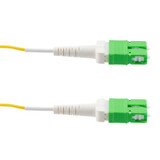 Fiber Optic Uniboot Patch Cable SC/APC-SC/APC Uniboot OS2 Single Mode Fiber PVC Jacket 1M
