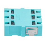 CS Triple Channel (6F) Adapter, without Flange, Aqua