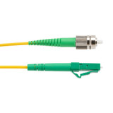 Fiber Optic Patch Cable, FC/APC Narrow Key to LC/APC Simplex PM (Polarized Maintaining), 1550nm, 2.0mm Loose Tube PVC, 1-Meter