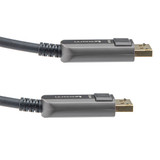 Armored DisplayPort 1.4 to DisplayPort Active Optical Cable, 8K, 90 Meters