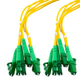 6 Strand LC/APC-LC/APC Single Mode OS2 Distribution Cable, 5.0mm Riser Jacket, 2.0mm breakout at 0.5M - 10 meters