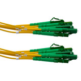 6 Strand LC/APC-LC/APC Single Mode OS2 Distribution Cable, 5.0mm Plenum Jacket, 2.0mm breakout at 0.5M - 10 meters