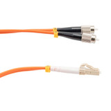 Fiber Optic Patch Cable FC/PC-LC/PC Duplex 100/140 Large Core Multimode Fiber 3.0mm PVC 1 m