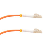 Fiber Optic Patch Cable LC/PC-LC/PC Duplex 100/140 Large Core Multimode Fiber 3.0mm PVC 5 m