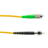 Fiber Optic Patch Cable SMA/APC-FC/APC Simplex 9.25/125 OS1 Single Mode Fiber 3.0mm PVC Jacket 1 m