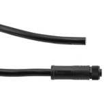 M12 4 Position IP68 S-Code Pigtail Cable Assembly, Unshielded 16AWG PVC Jacket, Female to Cut End, Black 1.0m