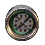 Category 6a M12 8 Position X code SF/UTP Industrial Cable, M12 M / M12 F, 3.0m