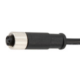 M8, 4 Position, Sensor Cable, IP67 Waterproof, PVC Jacket, Male/Female, 3 meter