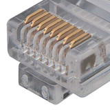 Double Shielded 26 AWG Stranded Cat 5E RJ45/RJ45 Patch Cord 1.0 Ft