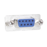 Universal Sub-Panel, 2 DB9 Feed-Thru Adapters