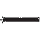 1.75" Panel, 16 FC Bronze Couplers w/ Cable Minder