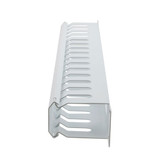 19" 1U, 2.5" D, Horizontal Cable Management -RAL9003 -Signal White